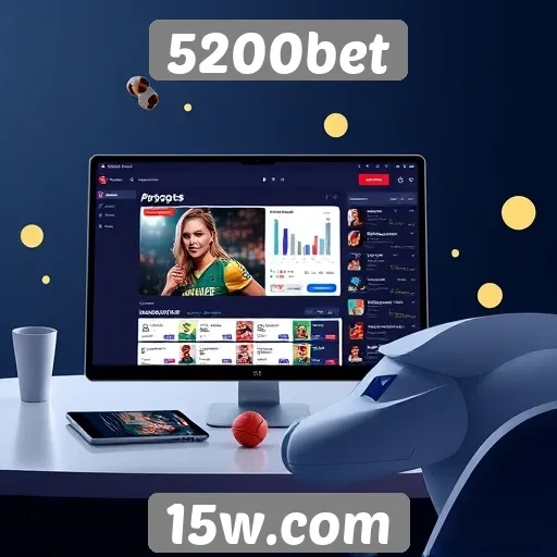 Facilidade de navegação no site 5200bet
