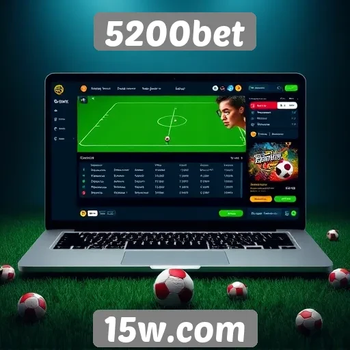 Interface do usuário no site 5200bet é intuitiva