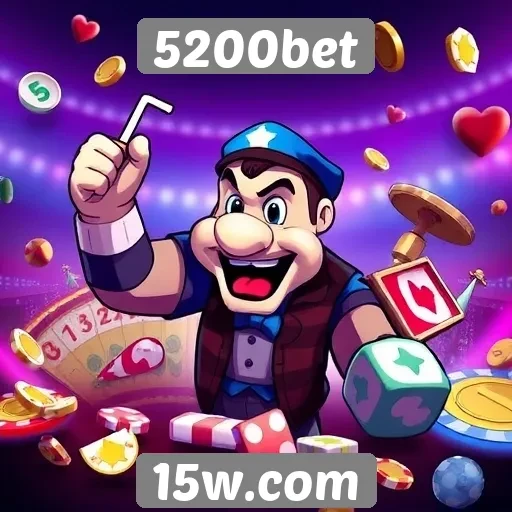 Variedade de jogos disponíveis no 5200bet